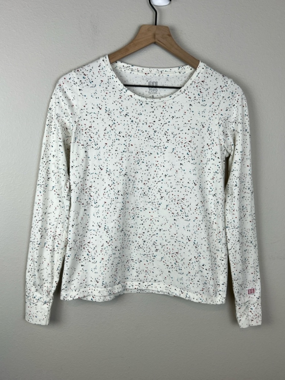 Topo Designs Cosmos Colorful Dot Print Long Sleeve Shirt - Picture 2 of 5
